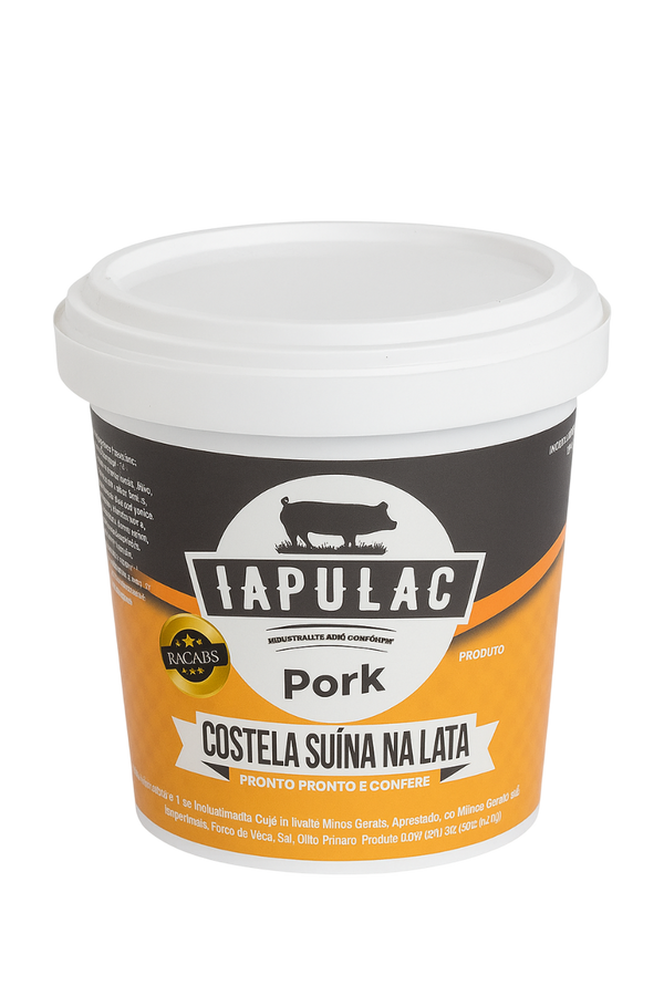 KIT 2 COSTELA SUINA NA LATA 1KG
