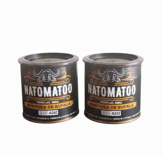 KIT 2 MANTEIGA DE BÚFALA 200G