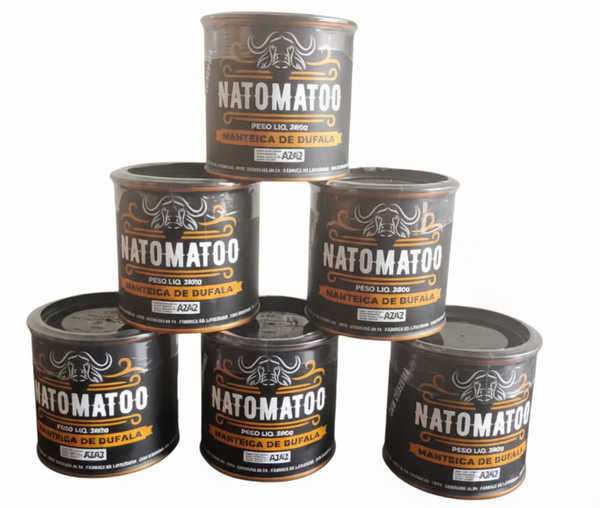KIT 6 MANTEIGA DE BÚFALA 200G